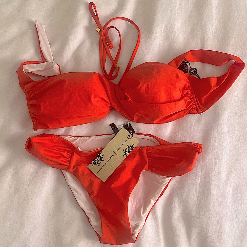 NWT A.Che 2pc Swimsuit Size S Bikini